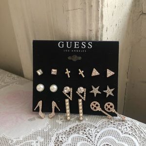 Guess Los Angeles earring set